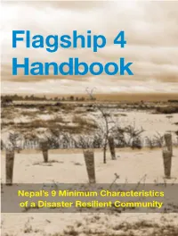 Nepal's 9 Minimum Characteristics of a Disaster Resilient Community