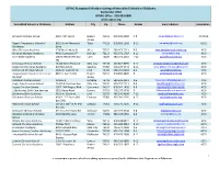 OPSAC List of Accredited Schools for 2018