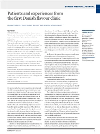Patients and Experiences from the First Danish Flavour Clinic