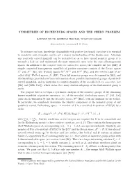 Symmetries of Eschenburg Spaces and the Chern Problem