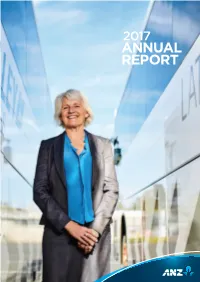 2017 Annual Report Anz 2017 Annual Report