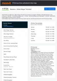 972A Bus Time Schedule & Line Route