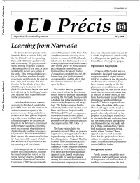 ED Precis E3 Operations Evaluation Department May 1995 Leaning from Nannada