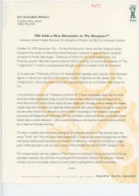 PD! Adds a New Dimension to the Sim Psons™