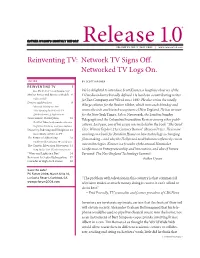Reinventing TV: Network TV Signs Off