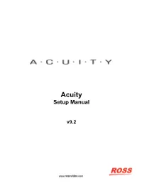 Setup Manual