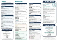 Tas Pide Summer Menu