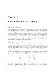 Chapter 2 Time Series and Forecasting