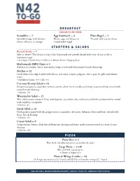 Facebook Menu