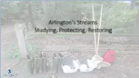 State of Streams in Arlington County