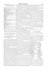 Table of Contents Mdtes on the " United Orders of The