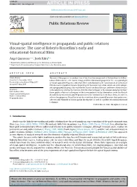 Visual-Spatial Intelligence in Propaganda and Public Relations