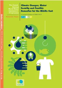 Climate Changes, Water Security and Possible Remedies for the Middle East