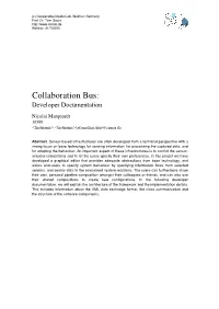 Collaboration Bus: Developer Documentation