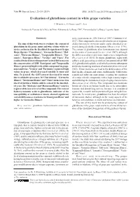 Evaluation of Glutathione Content in White Grape Varieties
