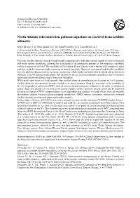 North Atlantic Teleconnection Patterns Signature on Sea Level from Satellite Altimetry