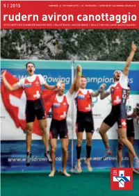 Rudern Aviron Canottaggio Zeitschrift Des Schweizer Rudersports | Bulletin De L’Aviron Suisse | Bollettino Del Canottaggio Svizzero Spitzensport