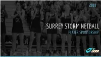 Surrey Storm Netball