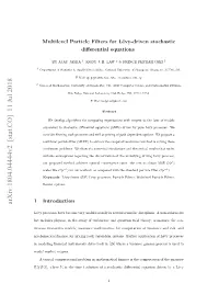 Multilevel Particle Filters for L\'Evy-Driven Stochastic Differential
