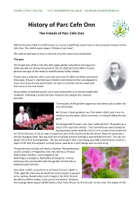 History of Parc Cefn Onn