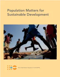 Population Matters for Sustainable Development 3 A8780 UN V05:Layout 1 5/31/12 9:10 PM Page 4