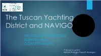The Tuscan Yachting District and NAVIGO