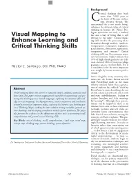 Visual Mapping to Enhance Learning and Critical Thinking Skills