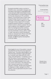 1 Thinking Machines Extended Labels Curatorial Asst. Giampaolo