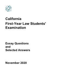 FYLSX November 2020 Questions with Selected Answers
