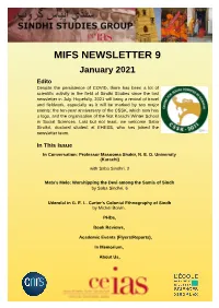 Mifs Newsletter 9