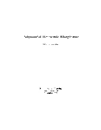 Polynomial Harmonic Morphisms