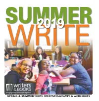 Summer Write201 9
