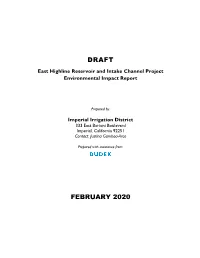 Appendix a NEPA Environmental Assessment