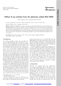 Diffuse X-Ray Emission from the Planetary Nebula NGC 7009