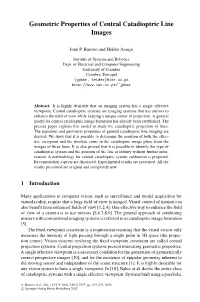 Geometric Properties of Central Catadioptric Line Images