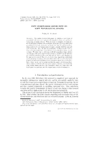 Soft Somewhere Dense Sets on Soft Topological Spaces
