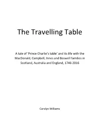 The Travelling Table