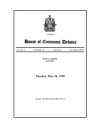 Tuesday, May 26, 1998