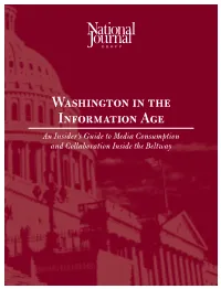 Washington in the Information Age: ǂb an Insider's Guide to Media