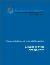 Annual Report Spring 2020