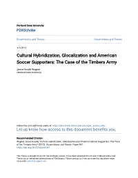 Cultural Hybridization, Glocalization and American Soccer Supporters: the Case of the Timbers Army