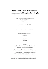 Local Prime Factor Decomposition of Approximate Strong Product Graphs