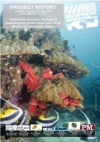 PROJECT REPORT Expedition Dates: 6 – 12 October 2013 Report Published: April 2014