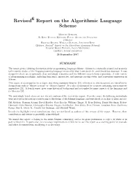 Revised6report on the Algorithmic Language Scheme