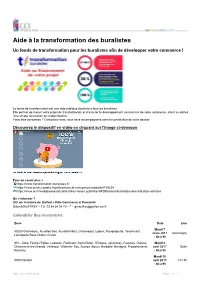 Aide À La Transformation Des Buralistes