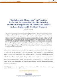 Enlightened Monarchy” in Practice