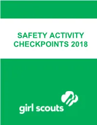 Safety Activity Checkpoints 2018