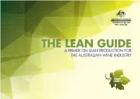 The Lean Guide – a Primer on Lean Production for the Australian Wine Industry