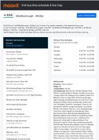 X4A Bus Time Schedule & Line Route