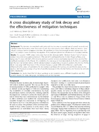 A Cross Disciplinary Study of Link Decay and the Effectiveness of Mitigation Techniques Jason Hennessey, Steven Xijin Ge* from Tenth Annual MCBIOS Conference
